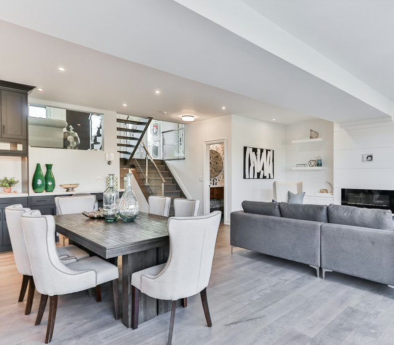 Beautiful interior design in florida home