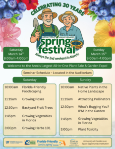 Marion County Master Gardeners' Spring Festival Schedule